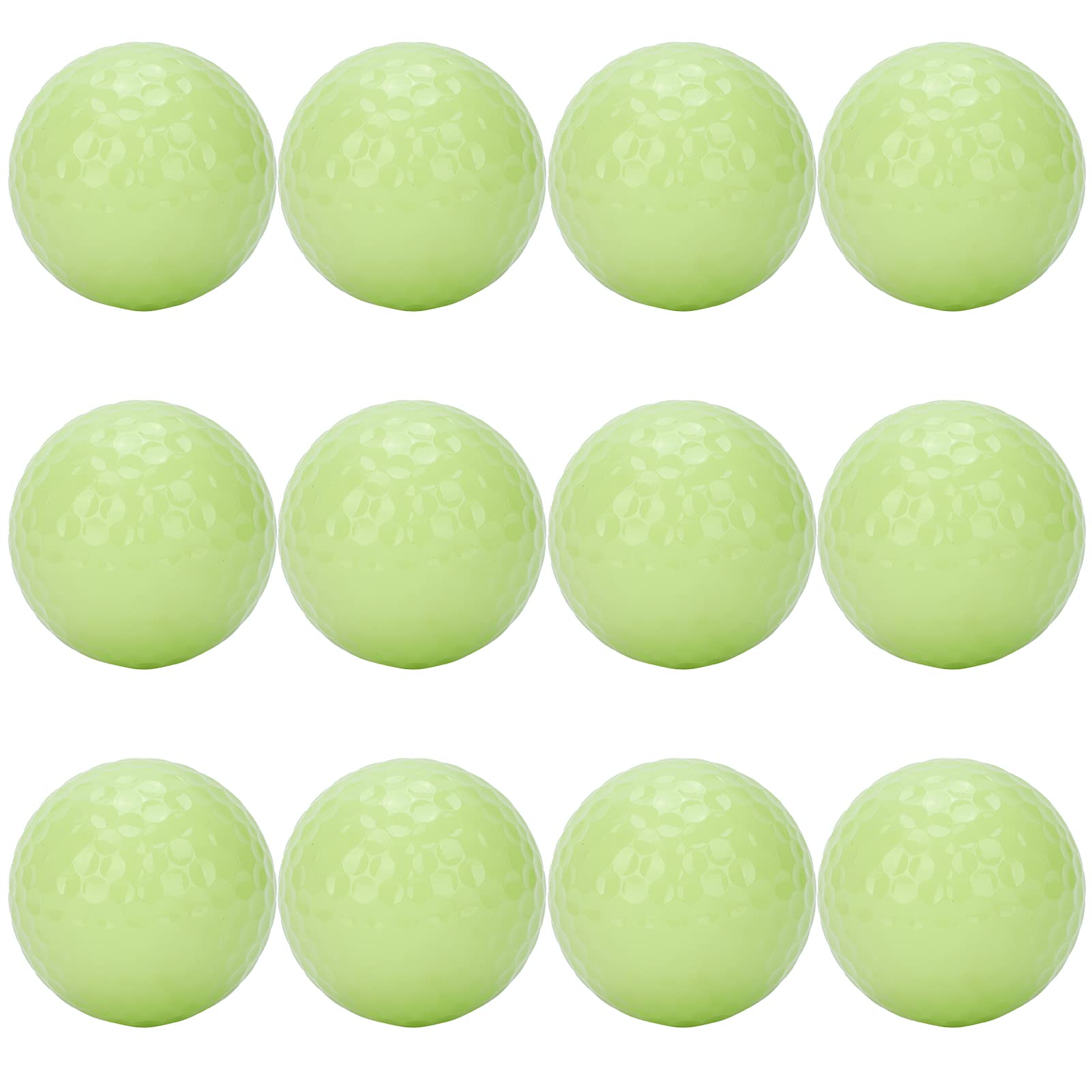 Alomejor 12 Piezas de Bolas de Golf Luminosas, Bolas de Golf Luminosas, Pelota Flotante de Golf, Golf Nocturno