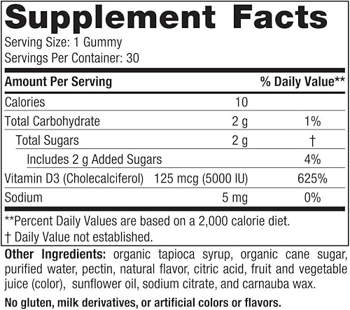 Miniatura 4 de Nordic Naturals Paquete de vitaminas de resistencia inmunológica - Gomitas de vitamina C de 120 unidades vitamina D 5000 gomitas de 30 unidades