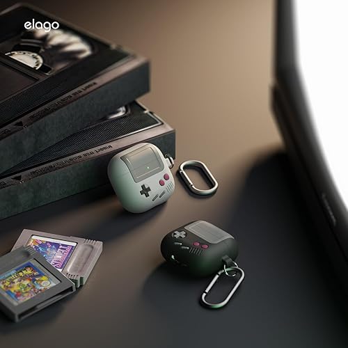 Miniatura 7 de elago AW5 - Funda compatible con AirPods 4 (2024), compatible con AirPods de 4ª generación, funda clásica retro con diseño de consola de juegos