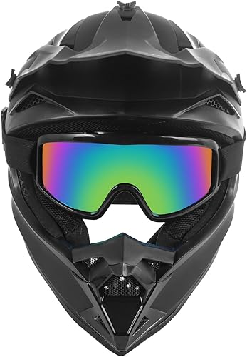 Miniatura 4 de SPARK - Casco de motocross para adultos, casco para bicicleta todoterreno, motocicleta de cara completa, bicicleta de montaña, E-Bike, BMX, MX, ATV,