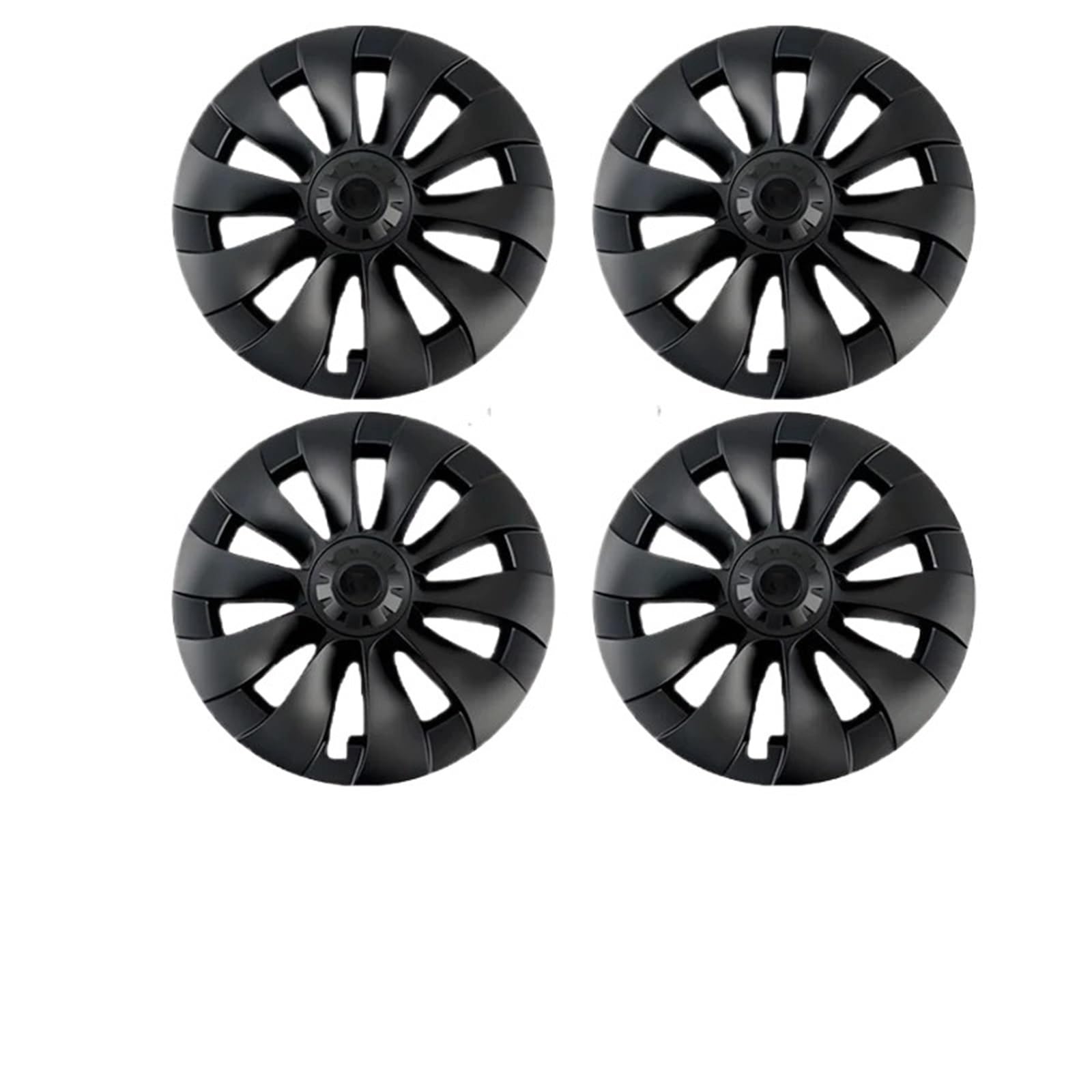 4 Uds. Tapa de Rueda Repuesto 19 Pulgadas Cubierta llanta(Matte black2020 2023)