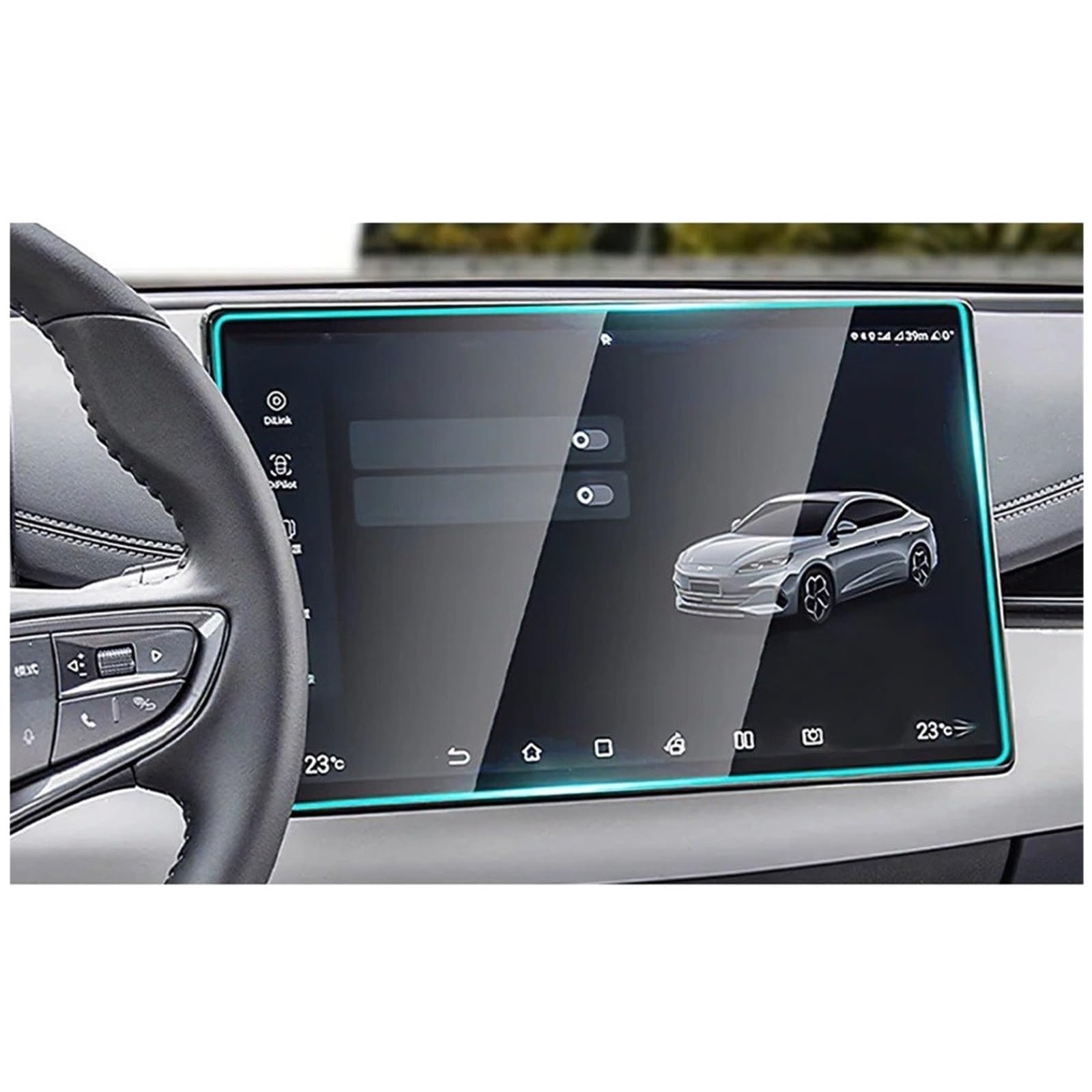 Écran BYD Seal rayé ? Protégez votre verre trempé LCD 15,6 pouces - 5