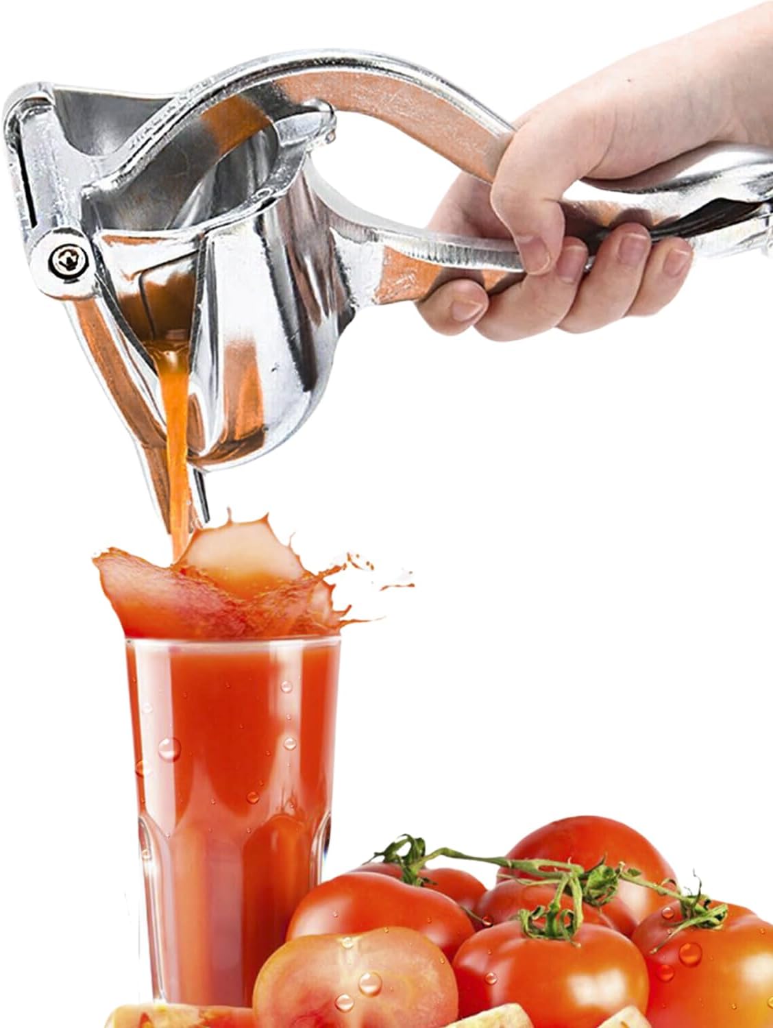 Leona Co Stainless Steel Manual Juicer, Single Press Lemon Juice