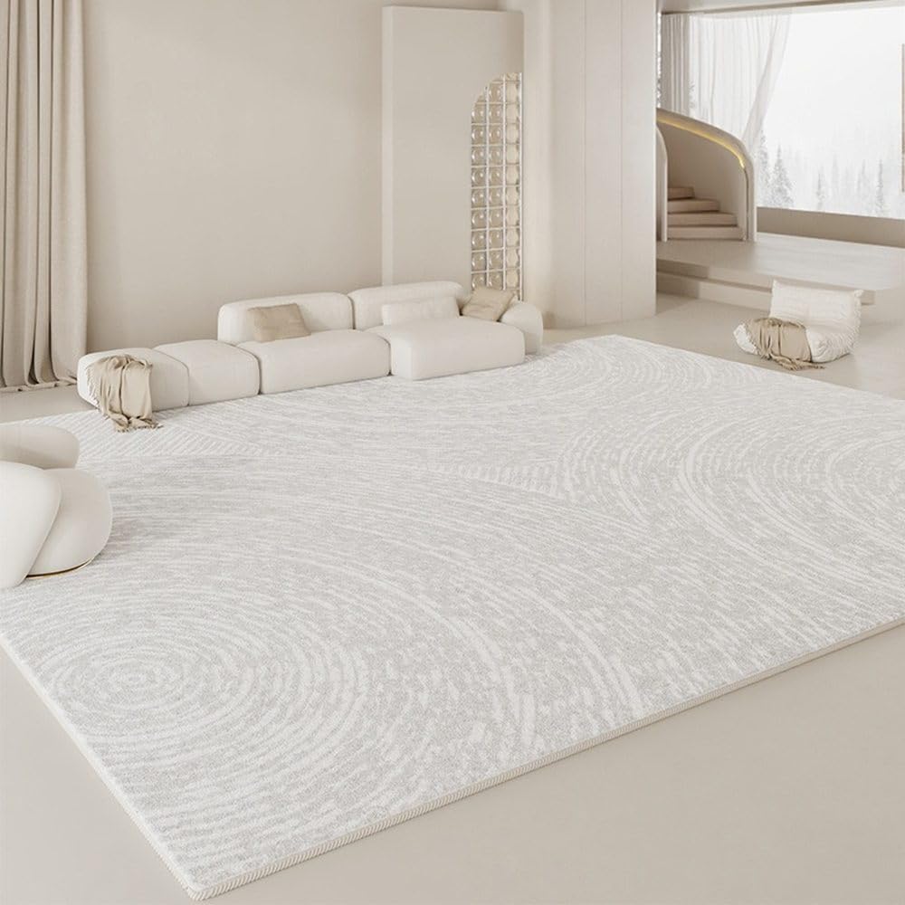 Cream Style Rugs for Bedroom Fluffy Soft Bedside Floor Mat Large Area Living Room Decoration Carpet Thickend Plush Cloakroom,F,200X300cm