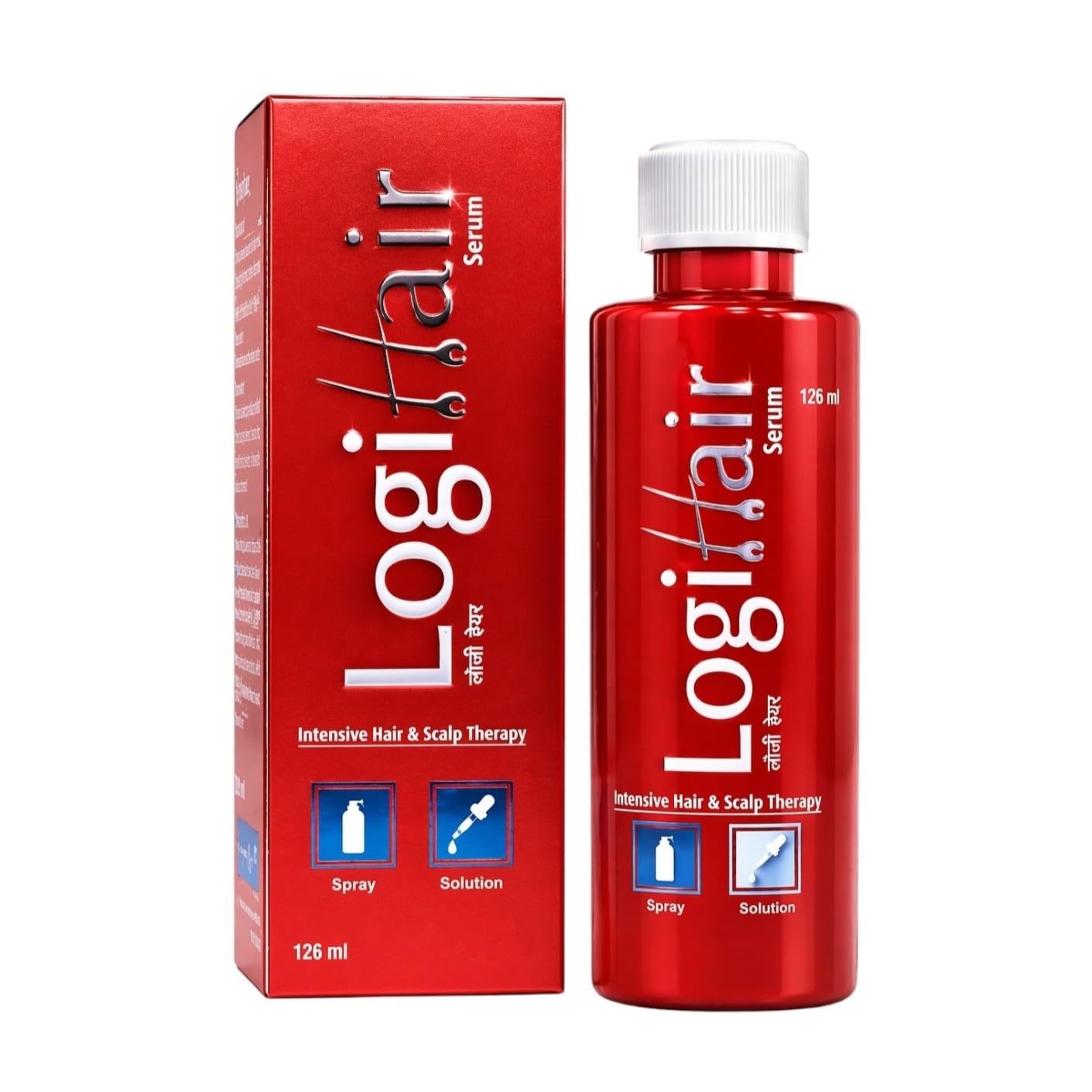 Logi-hair Intensive & Scalp Serum Spray Solution for Men & Women | Nourishes Scalp | Lightweight Leave-In Serum | Suitable for All Hair Types | 126 ml-image-6