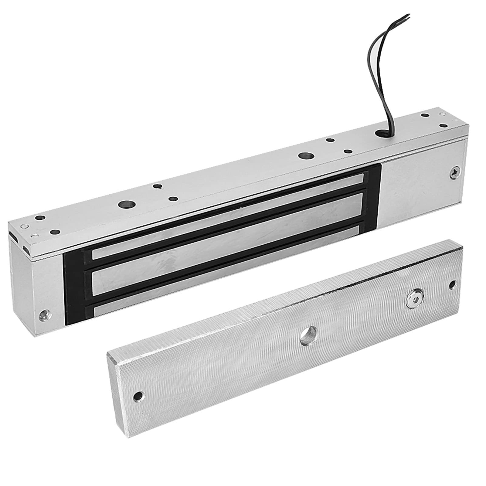 Verrou électrique 280 kg de force de maintien | Étanche et anti-ternissement – Résistant à une utilisation en extérieur | Contrôle d'accès DC 12 V pour portes en bois/métal/verre