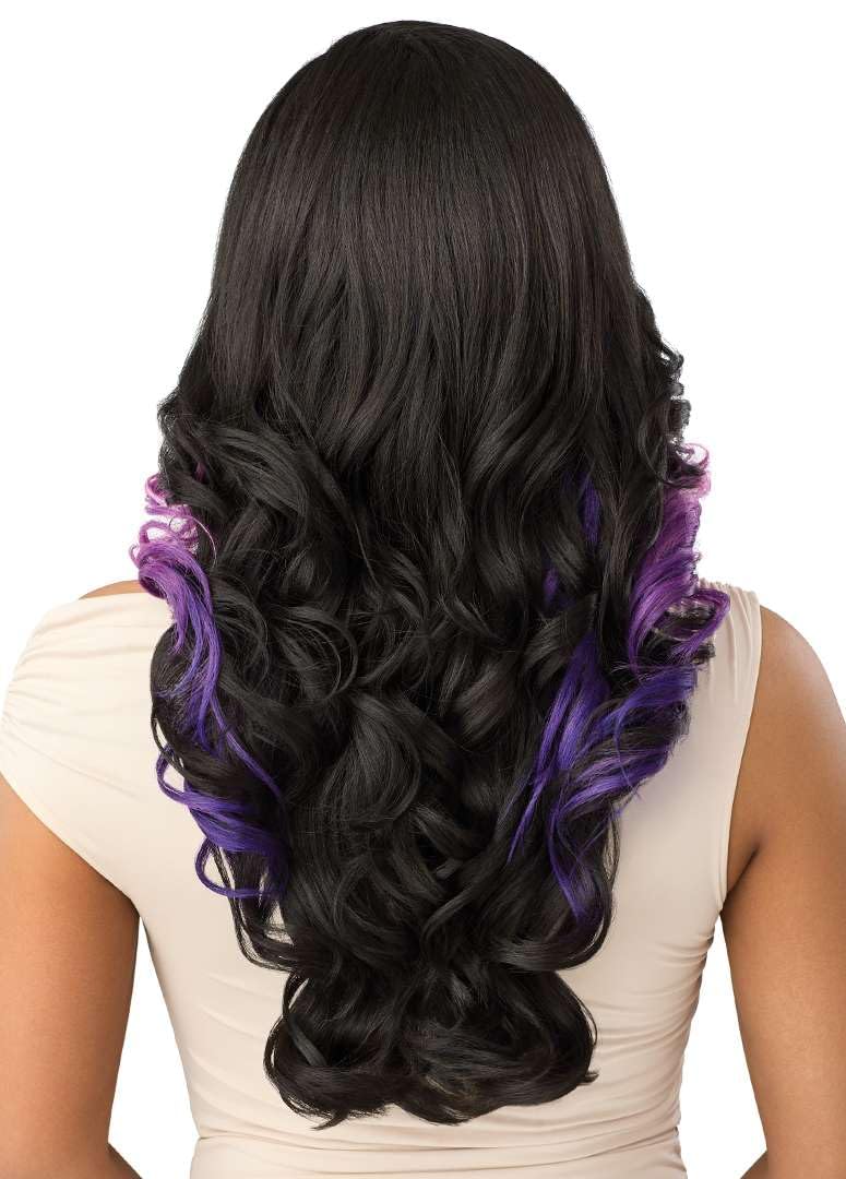 Outre Lace Front Wig - Kelsee (1B/JADE BLUE KISS)