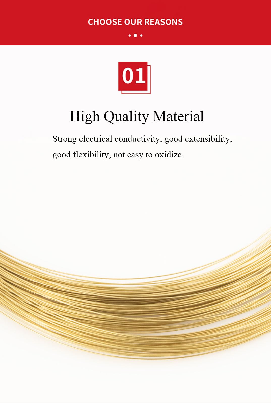 COYOUCO Brass Wire, 1.1/1.2/1.3/1.4/1.5Mm Diameter, 5M Length, Bare Solid Brass Wire for Jewelry Making, Crafting, Electrical, Industry,1.1mm*5m