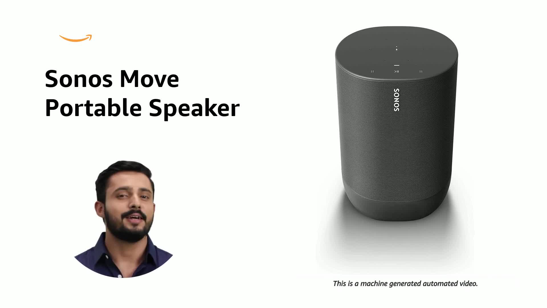 Sonos ソノス Move ムーブ Portable Speaker Sonos Move Wireless Bluetooth Portable Speaker (Black) : Amazon.in