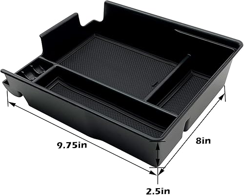 Miniatura 4 de Organizador de consola central compatible con accesorios Hyundai Palisade 2022 2021 2020 (negro)