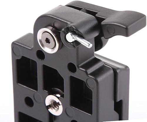 Miniatura 5 de FocusFoto Placa de liberación rápida con adaptador de abrazadera para Manfrotto 200PL-14 323 RC2 System Tripod Fit