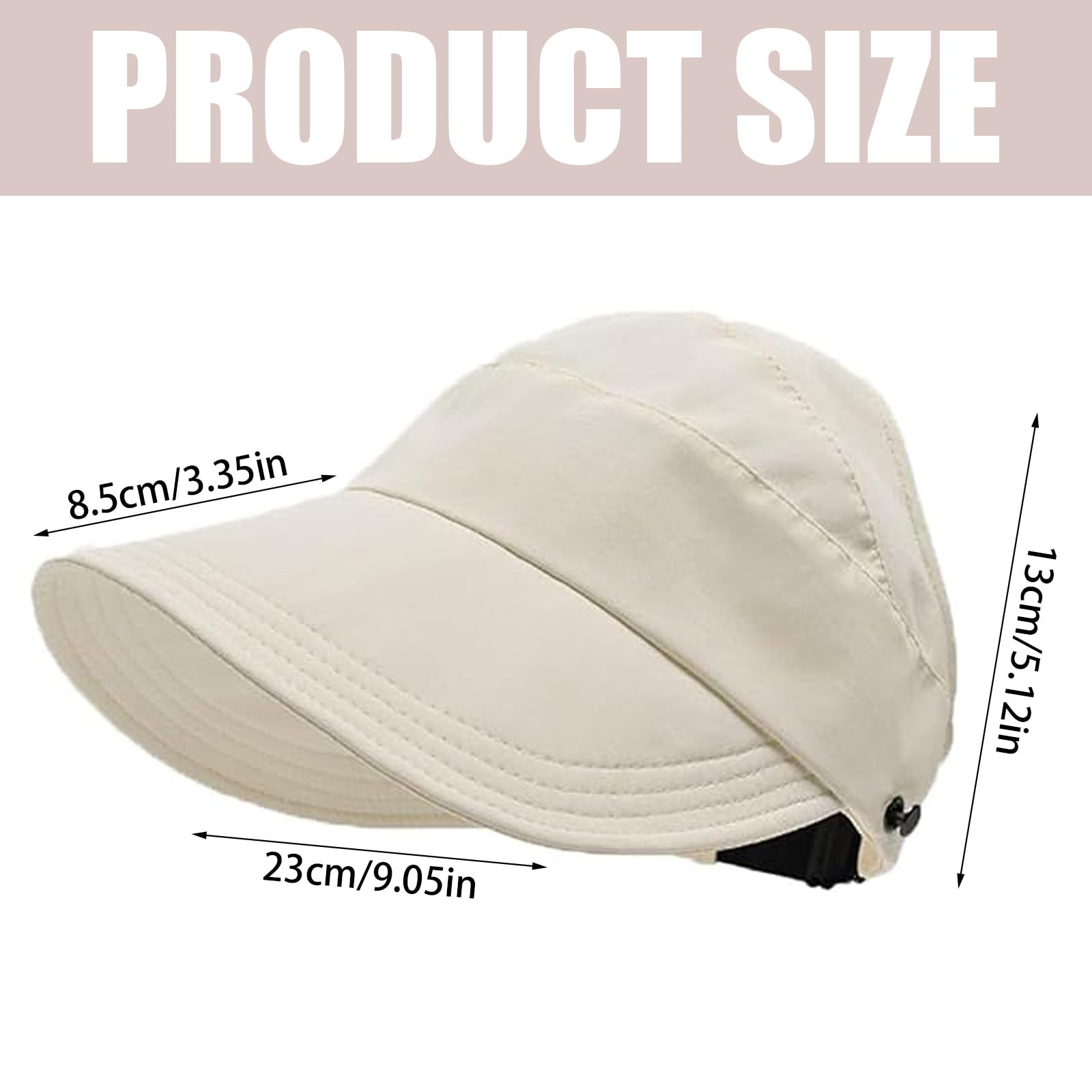 Damski kapelusz przeciwsłoneczny, ochrona UV 50, outdoorowa ochrona przed promieniowaniem UV, Hollow Top Sun, damska czapka bejsbolowa, składana, nadaje się do aktywności na świeżym powietrzu