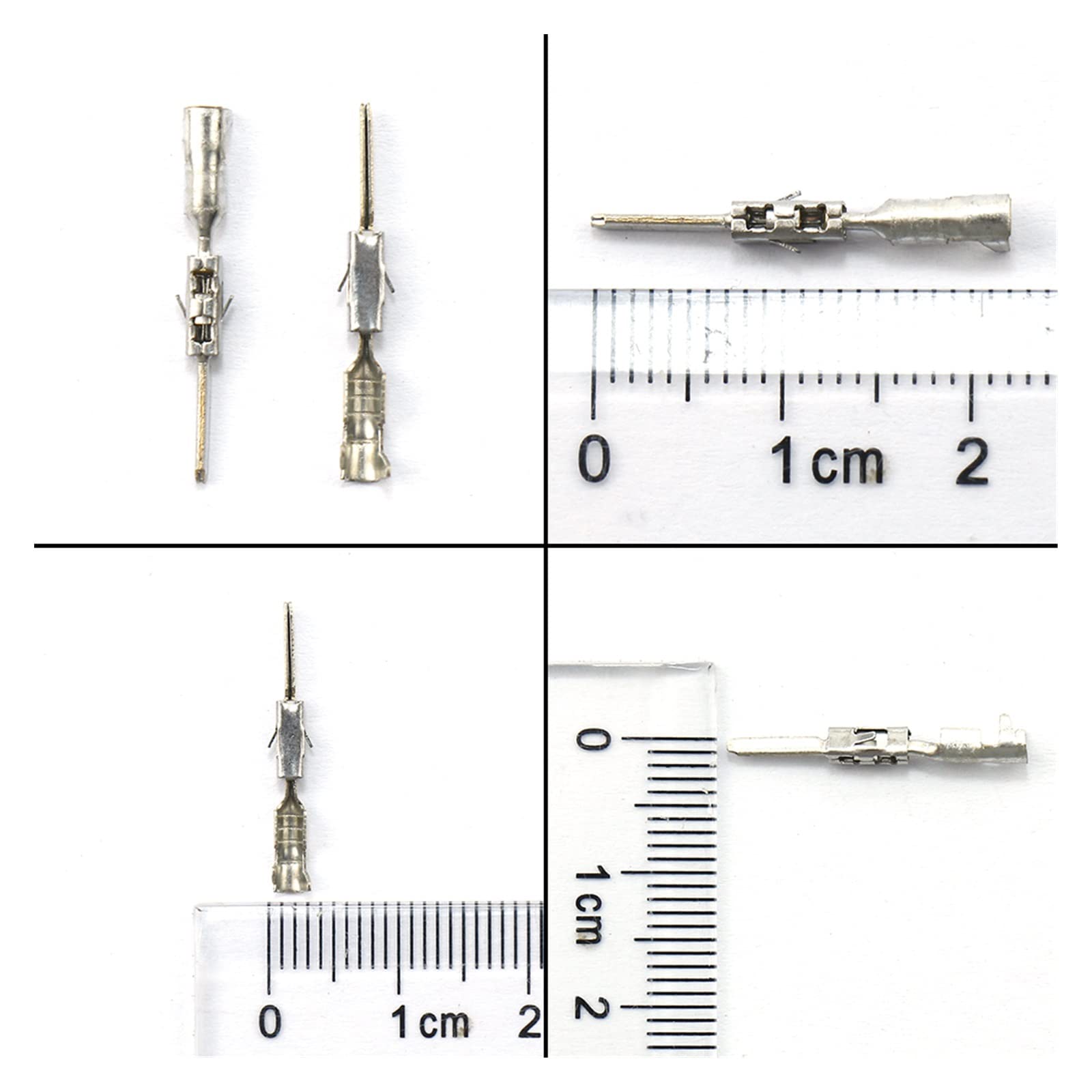 Hengliang Store 60PCS 1.5MM 623/615B 621/611 627/617 Male Female Wire Crimp Terminal Pins Auto Electrical Connector Repair Parts Fit For Car Boat (Color : 615B-1.5 30pcs)
