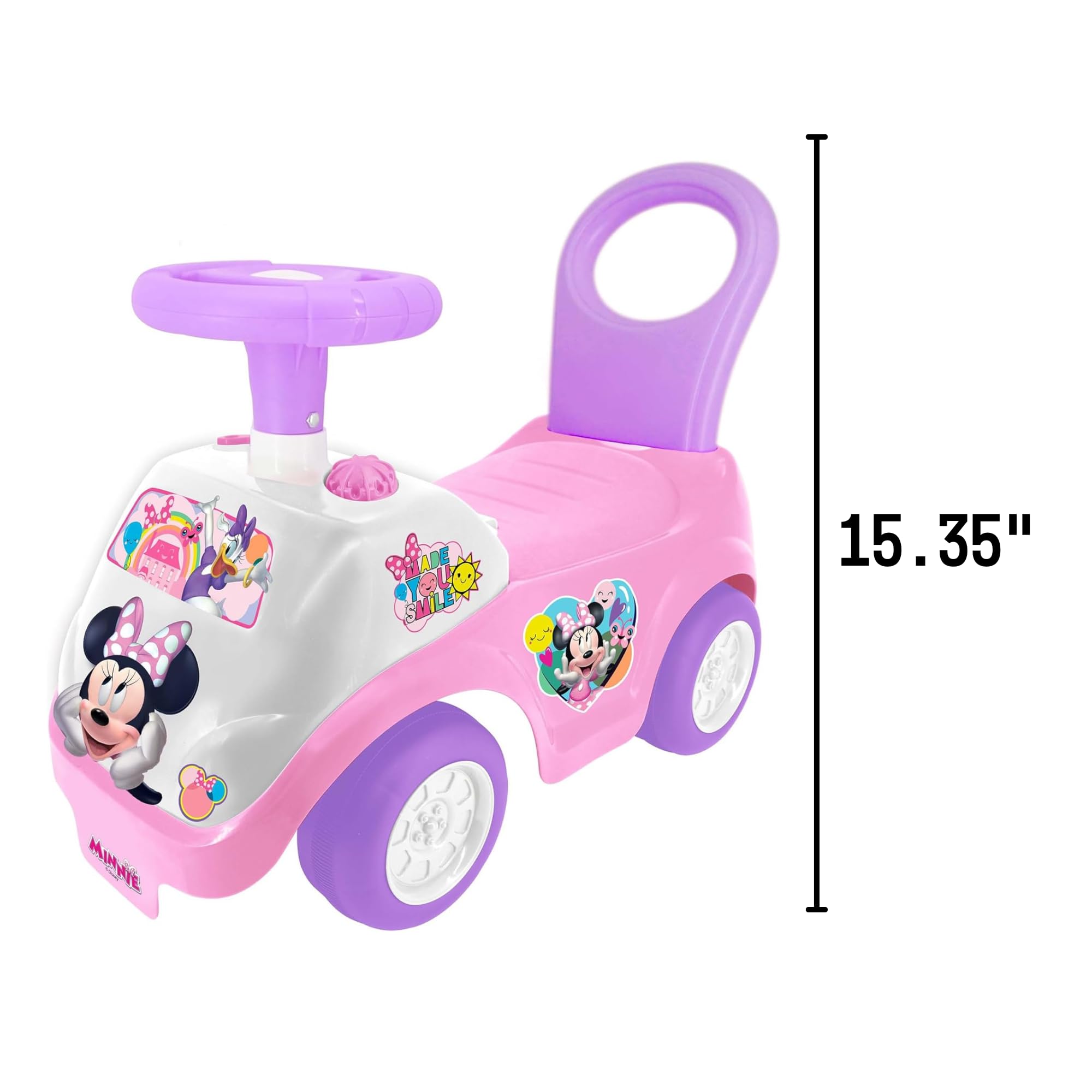 Amazon.com: Kiddieland Disney Minnie Mouse Lights & Sounds Ride-On