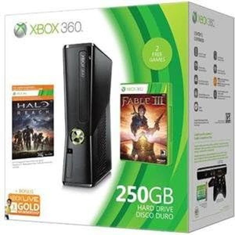 Microsoft Xbox 360 S 250GB Holiday Bundle 2011 Console with