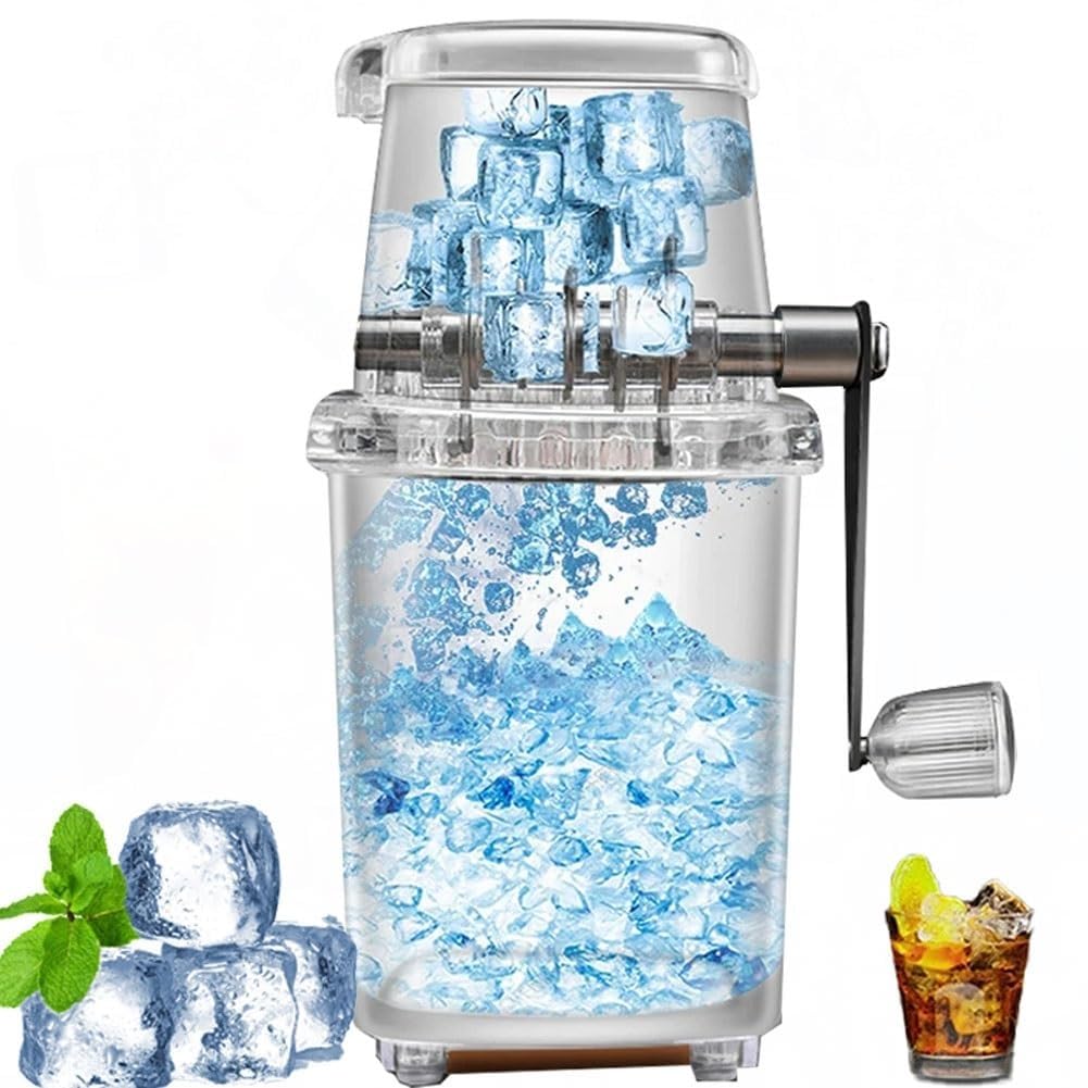 Broyeur à glace manuel de 1,3L pour obtenir de la glace pilée sans effort