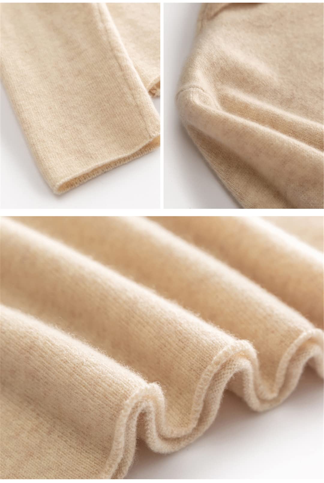 Disimlarl Maglione Casual Collo Alto Cashmere Maglione Donna Lana Pile Collare Primavera Autunno Maglia Pullover