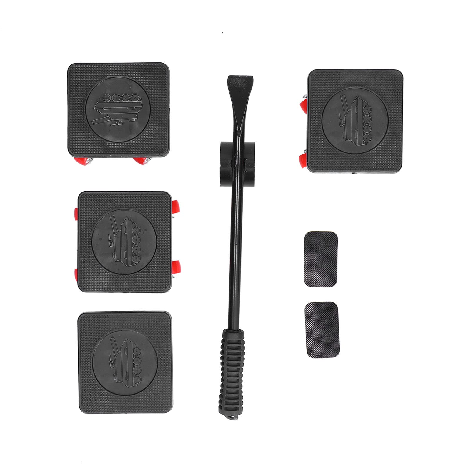 Schwerlast-Möbeltransporter, 4 Transportwagen Schwerlast-Möbeltransportwagen-Set für Sofas, Couches und Kühlschränke,Andere Heimhardware und Zubehör