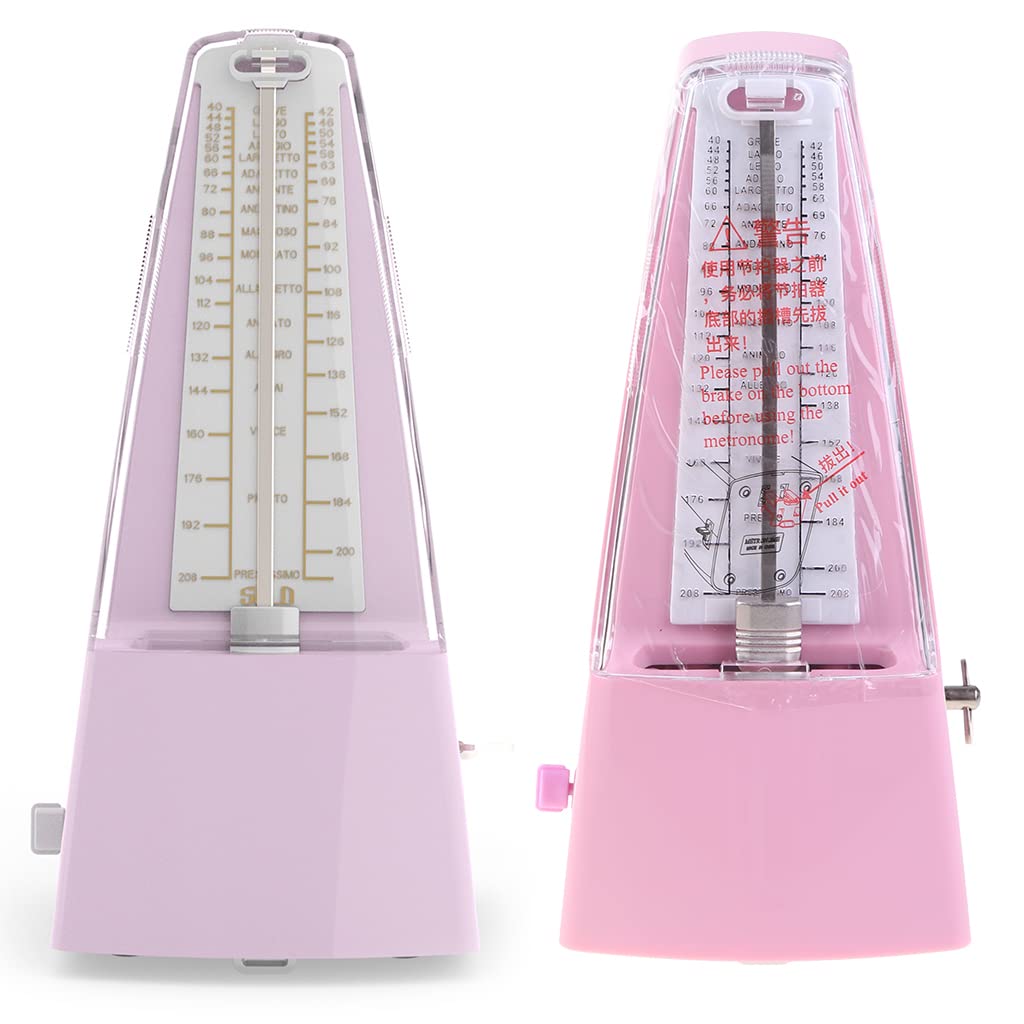 Metronomo per chitarra in stile vintage online retrò ritmo meccanico per violino/batterie/pianoforte/chitarra metronomo