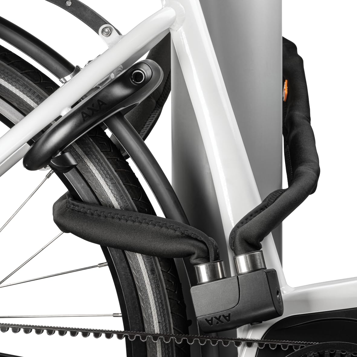 AXA Foldable 8 Lucchetti pieghevoli Black 130 cm