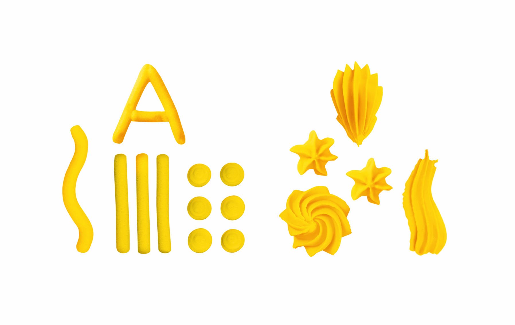 Wilton Icing Pouch with Tips, 8-Ounce, Yellow