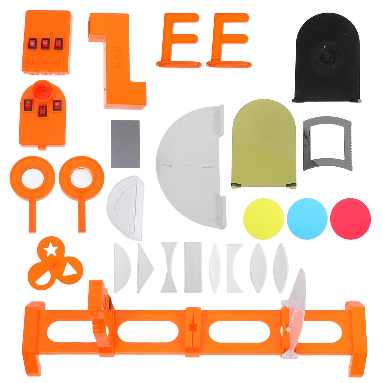 Kit di Esperimenti di Ottica Fisica Materiale Abs per Studenti Manuale di Istruzioni Capacità Scientifiche e Abilità per Ambienti di Apprendimento Domestico e Scolastico