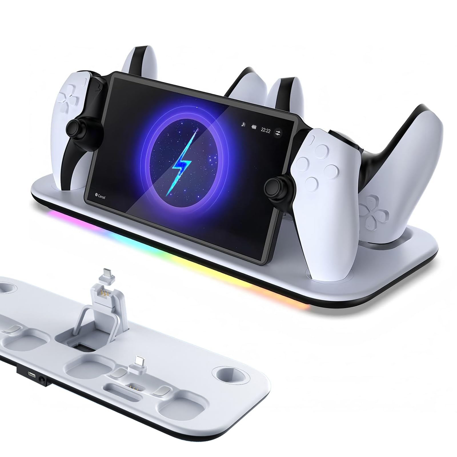 Amazon.co.jp: PS Portal 用& PS5コントローラー 用 充電 スタンド