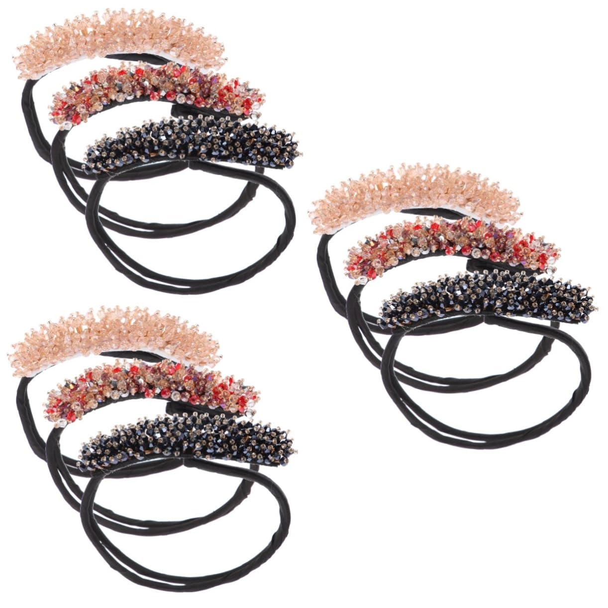 MAGICLULU 3 Set Di Fiori Per Per Chignon Intrecciati Per Ragazze E Donne Per Chignon Accessori Per Da Donna 3 Pezzi*3