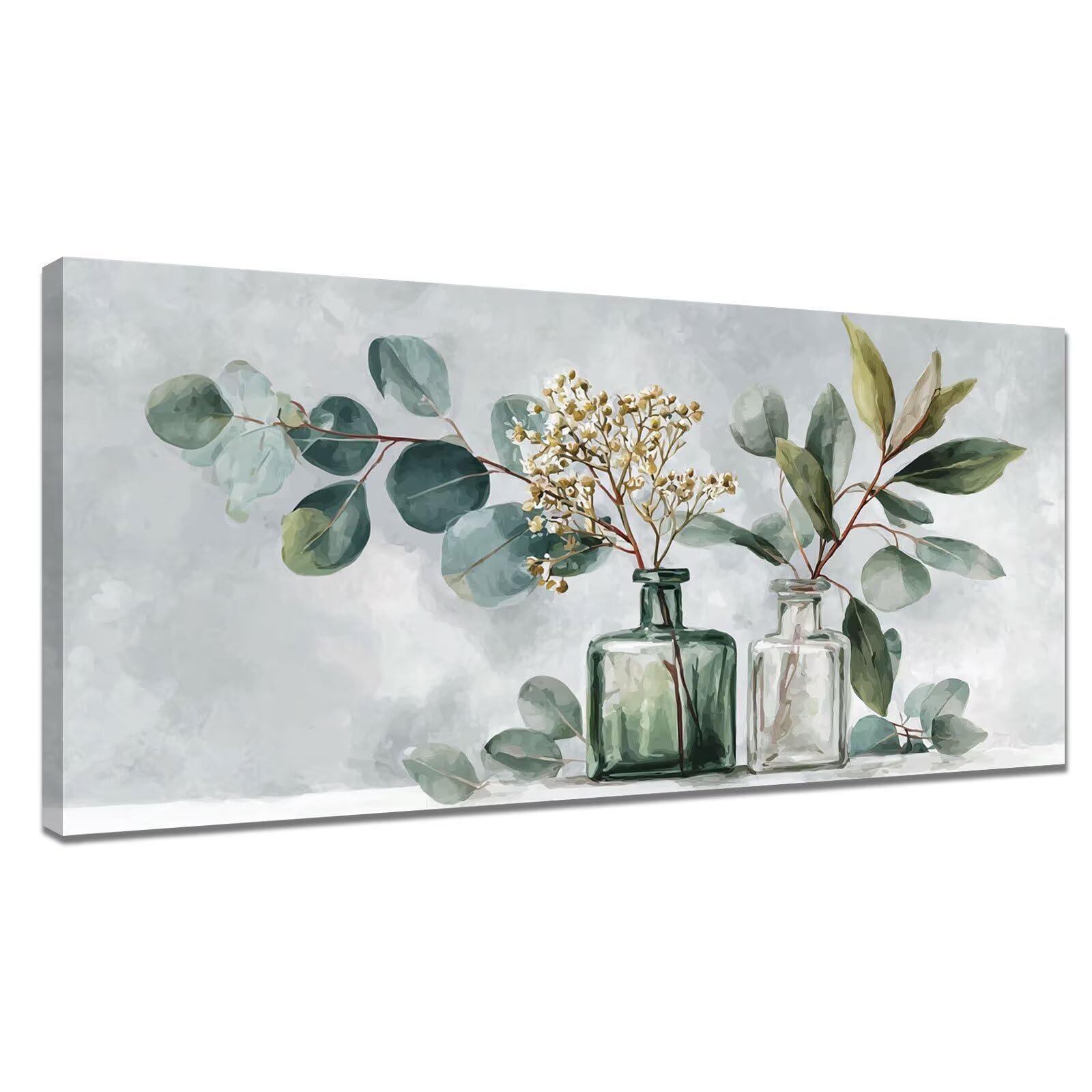 Malen Nach Zahlen XXL Blume 70x140cm, Malen Nach Zahlen Erwachsene Vase, Paint by Numbers mit Pinseln und Acrylfarben, DIY Ölgemälde Set Erwachsene für Zimmer Deko, Geschenke Frauen/ Männer Y3-1064