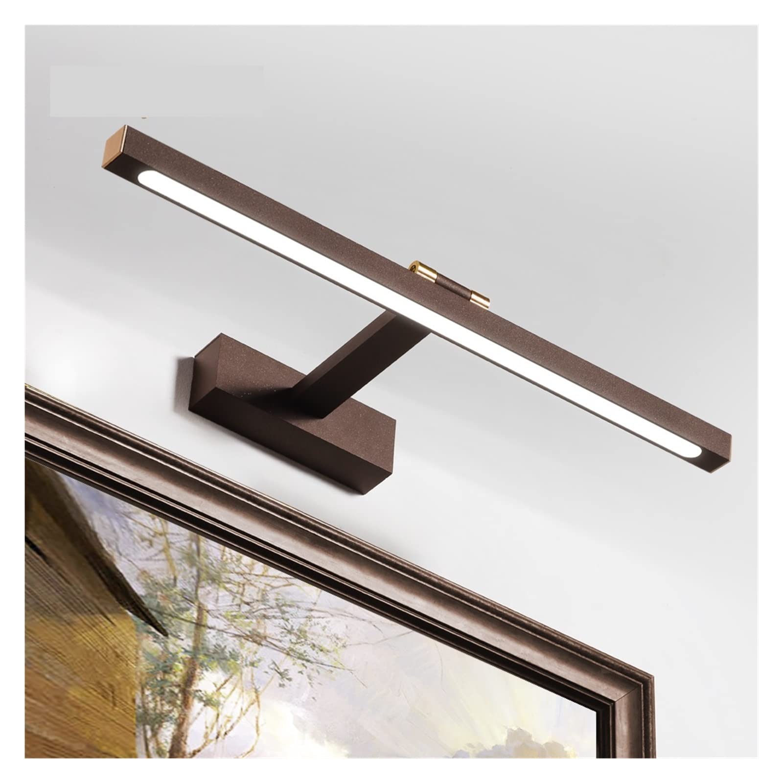 Światło obrazu z pilotem Nowoczesna lampa ścienna Led wewnętrzna do pokoju sypialnia obok salonu łazienka Led kinkiet Nordic Picture Light kinkiet Bezprzewodowe oświetlenie LED do malowania w pomie (
