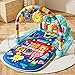 Alive Lovely Baby Gyms Play Mats, Musical Activity Center Baby Piano Gym Mat, Music and Lights Tummy Time Padded Mat for Newborn Newborn 0 to 3 6 9 12 Months