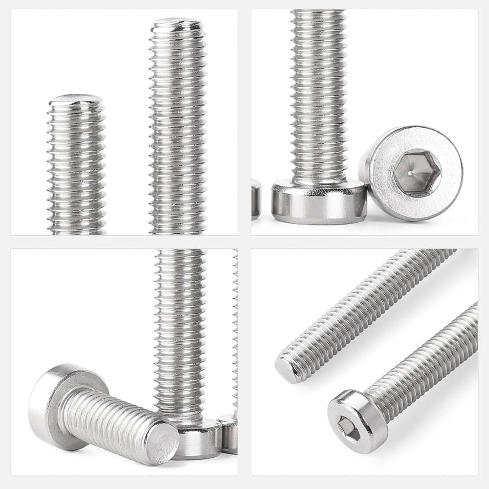 Amazon | 低頭六角穴付ボルト M12 全ネジ 304ステンレス鋼 薄型