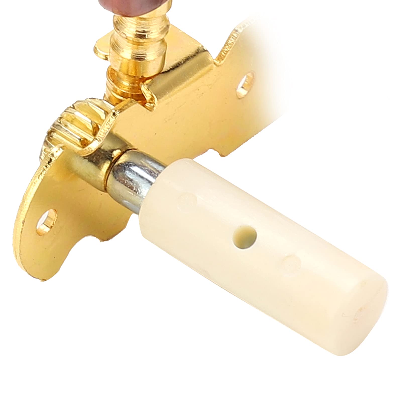 SIXRUN Pioli per Chitarra Classica, Teste di Macchine per Rapporto 14 | Ingranaggio in Acciaio e Rame A3, Base in Metallo Dorato, Perno Rivestito in Plastica, Accordatura Precisa e , Leggero e