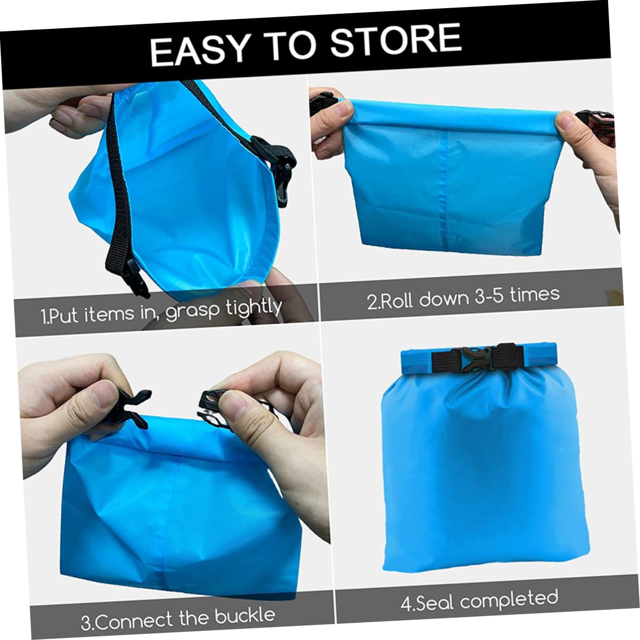 BESPORTBLE Waterproof Swim Bag Dry Bags Set Kayaking Rafting Boating Portable Lightweight