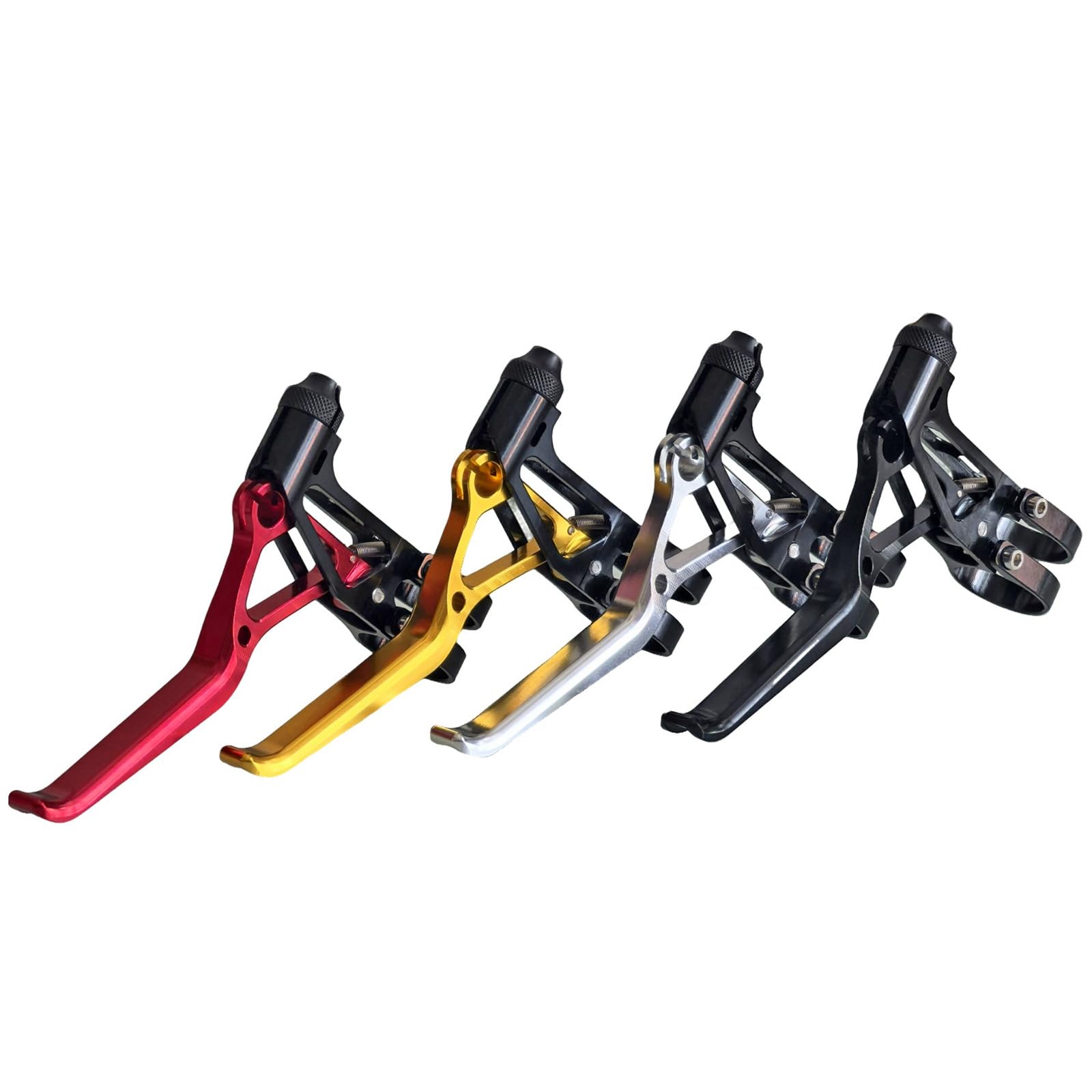 Palancas de freno para bicicletas de carretera y montaña, aleación de aluminio, frenos y mangos en V