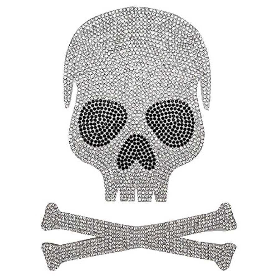 スカル アイロンプリント アイロンプリントシート メキシカンスカル 317 : オナモミ