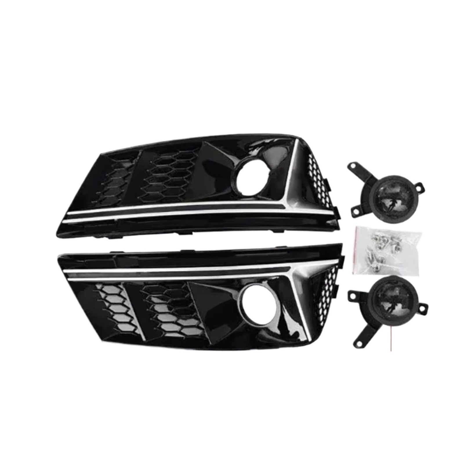 Grilles de course pour rouler avec A4 B9 calandre antibrouillard gauche droite ACC - 5