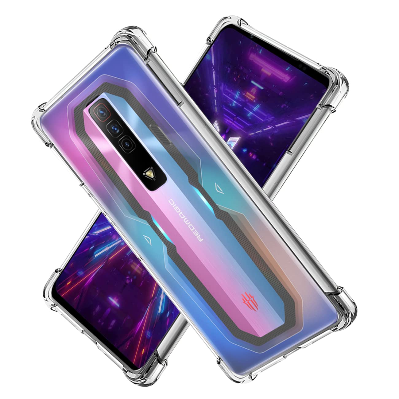 Amazon.co.jp: 対応 Nubia RedMagic 7 ケース クリア ケース Nubia 