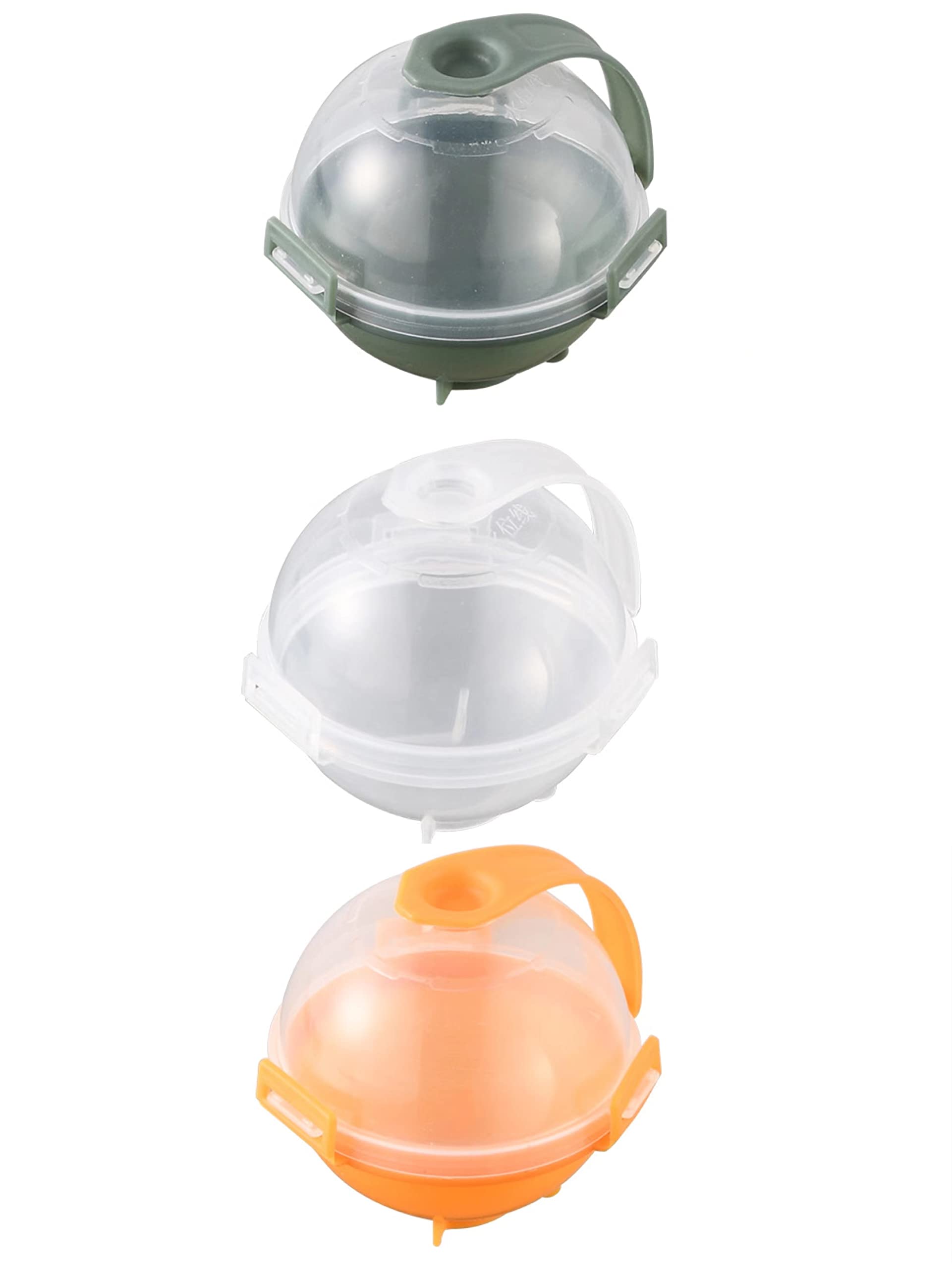 COOLBABY 3PC 5Cm Big Size Ice Mould Round Ball Maker Cube Whiskey Cocktail Diy Summer Mold Bar Tools Kitchen Tool