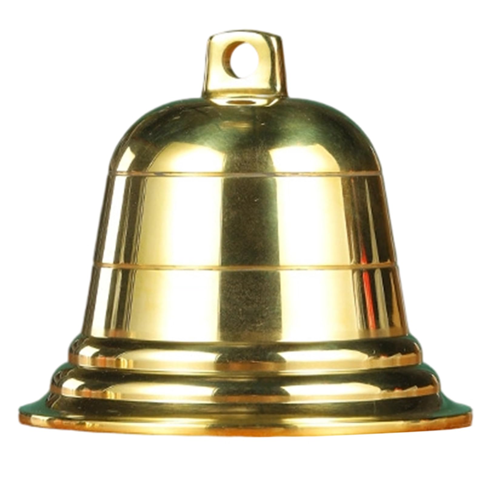 Easy Hanging Copper Bells with Sturdy Rings Festive Celebrations Decorations Artistic Engraved for Art Collectors Carved Pendant