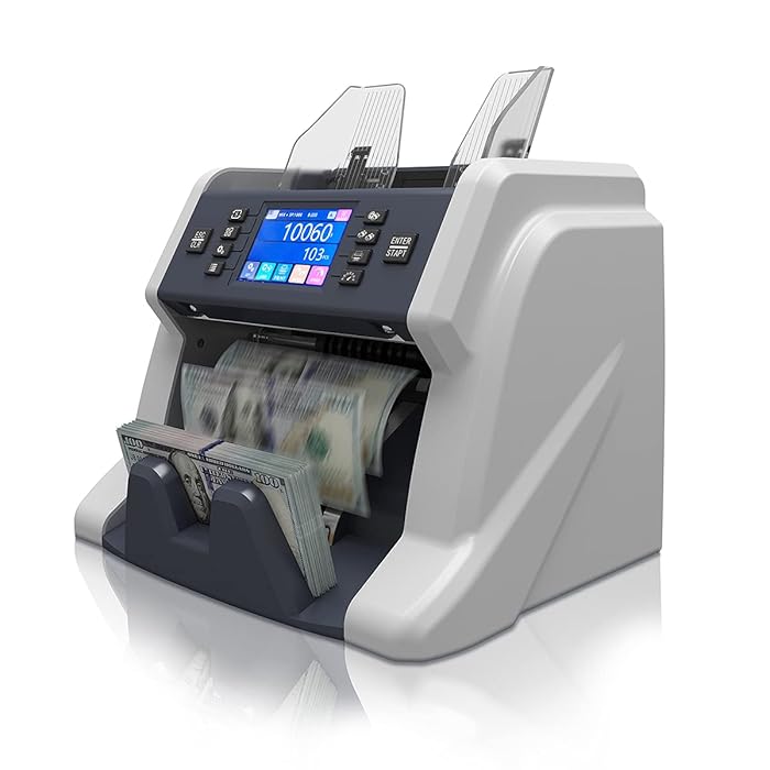 Buy FUNWARRIOR BC55 Mixed Denomination Bill Value Counter Sorter, 2 Yr
