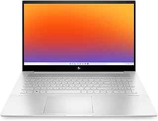 HP Envy Laptop PC 17-cr0001sa | Intel Core i7-1255U Processor| 16GB RAM | 512GB SSD | NVIDIA GeForce RTX 2050 Laptop GPU | 17.3 inch FHD IPS Touchscreen display | Windows 11 Home | Silver