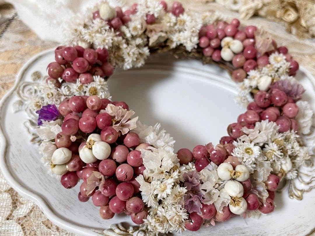 Amazon.co.jp: ペッパーベリーのミニリースホワイトリボン : ホビー