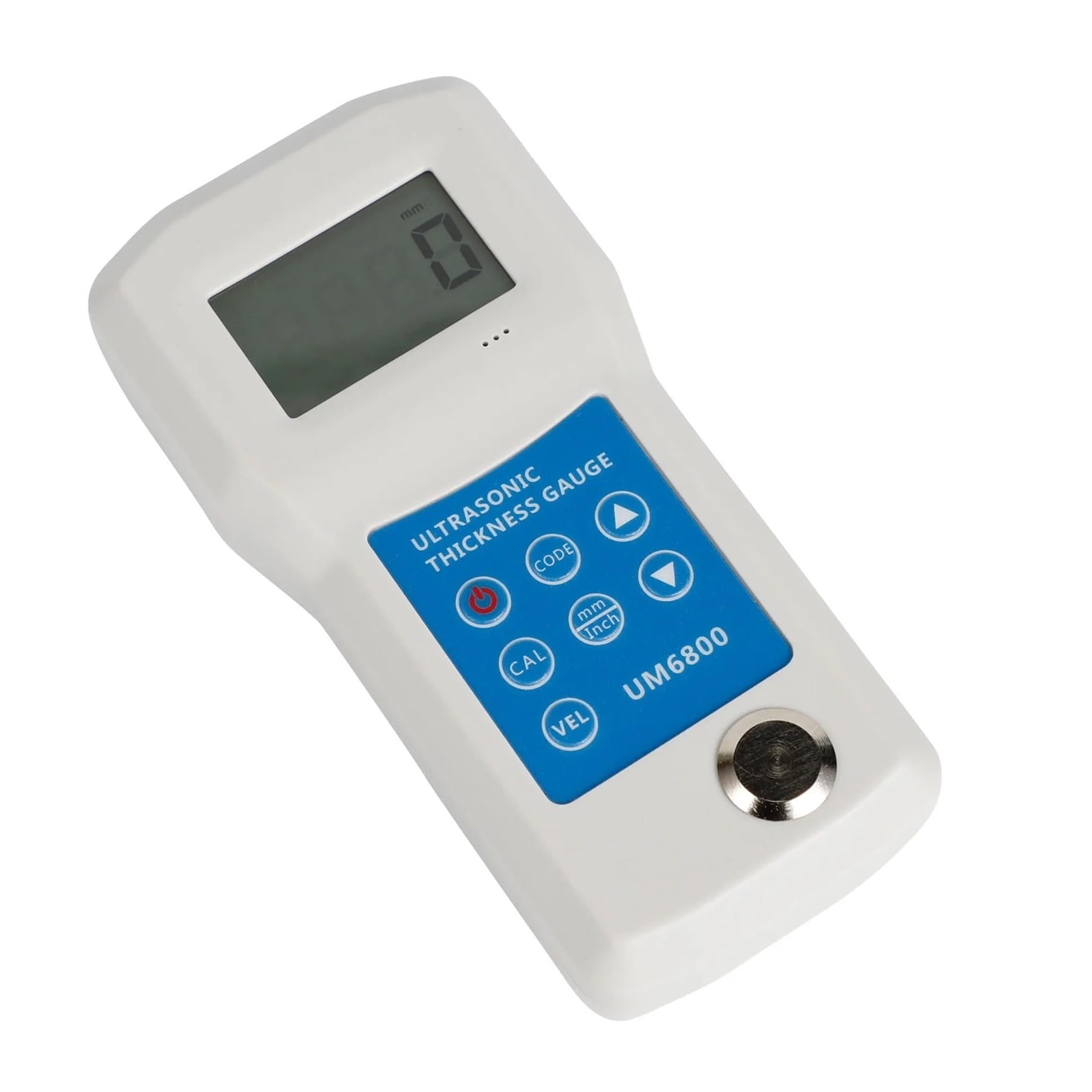 UM6800 Ultrasonic Thickness Gauge 1.0-280mm 0.05-11.0inch (in Steel) Calibration Digital for Industrial Inspection