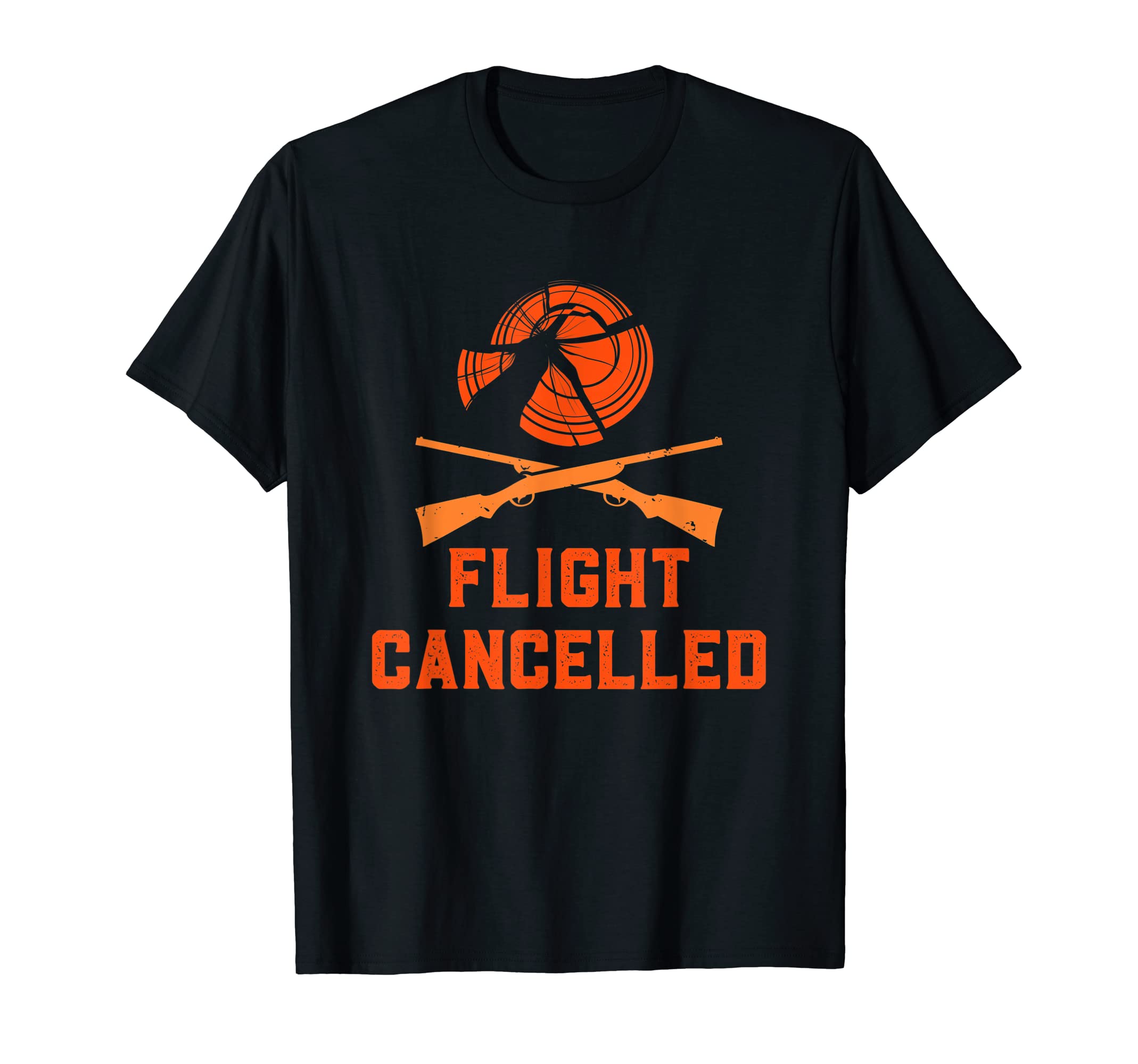 Skeet Trap Shooting,Flight Cancelled, Shooting Vest Men T-ShirtOEKO-TEX STANDARD 100