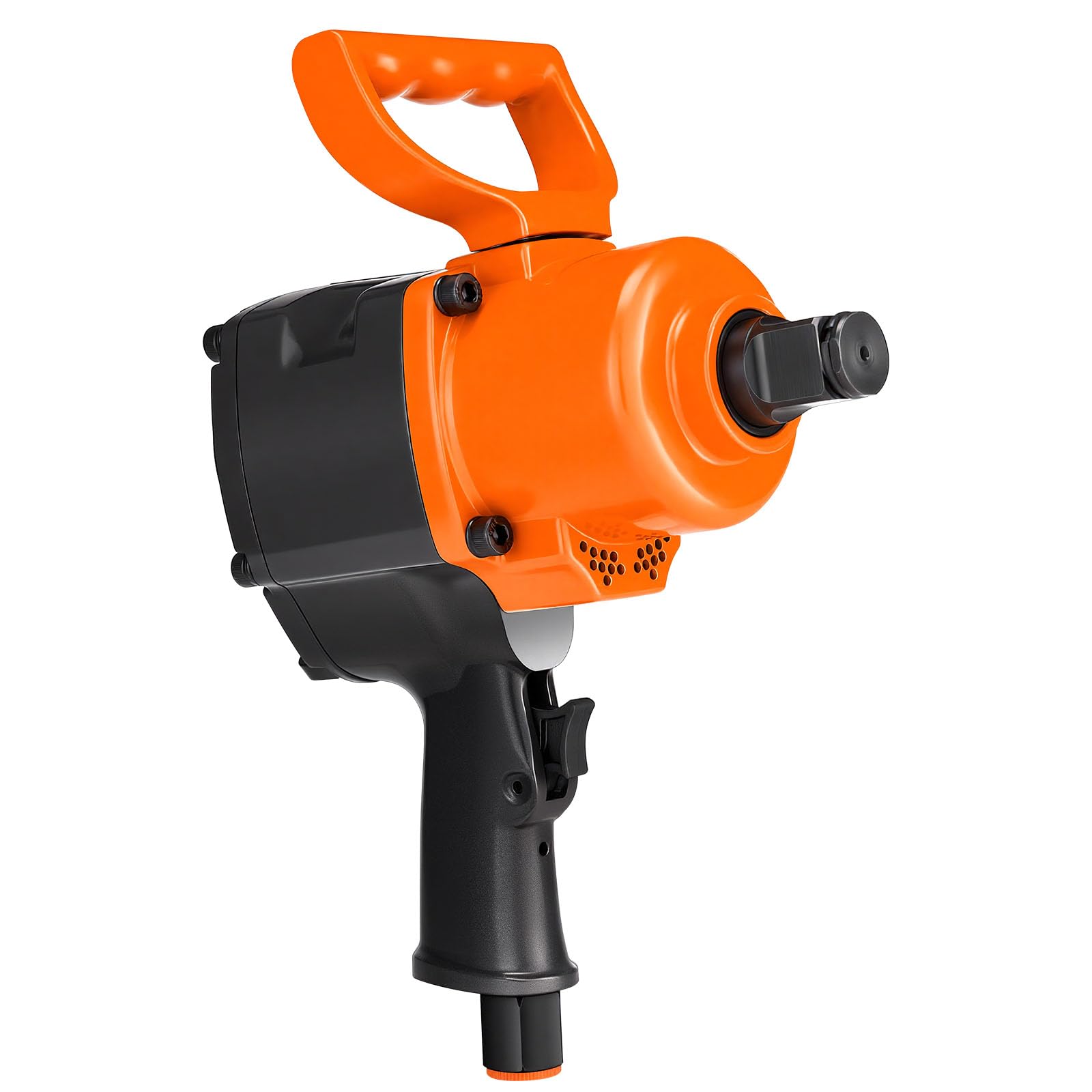 VEVOR Avvitatore a Percussione Pneumatica da 1 pollice, Avvitatore ad Impulsi Pneumatico Doppio Martello, Coppia Inversa max. 1626 Nm, 6 Velocità da 4600 giri/min per Riparazioni Manutenzione