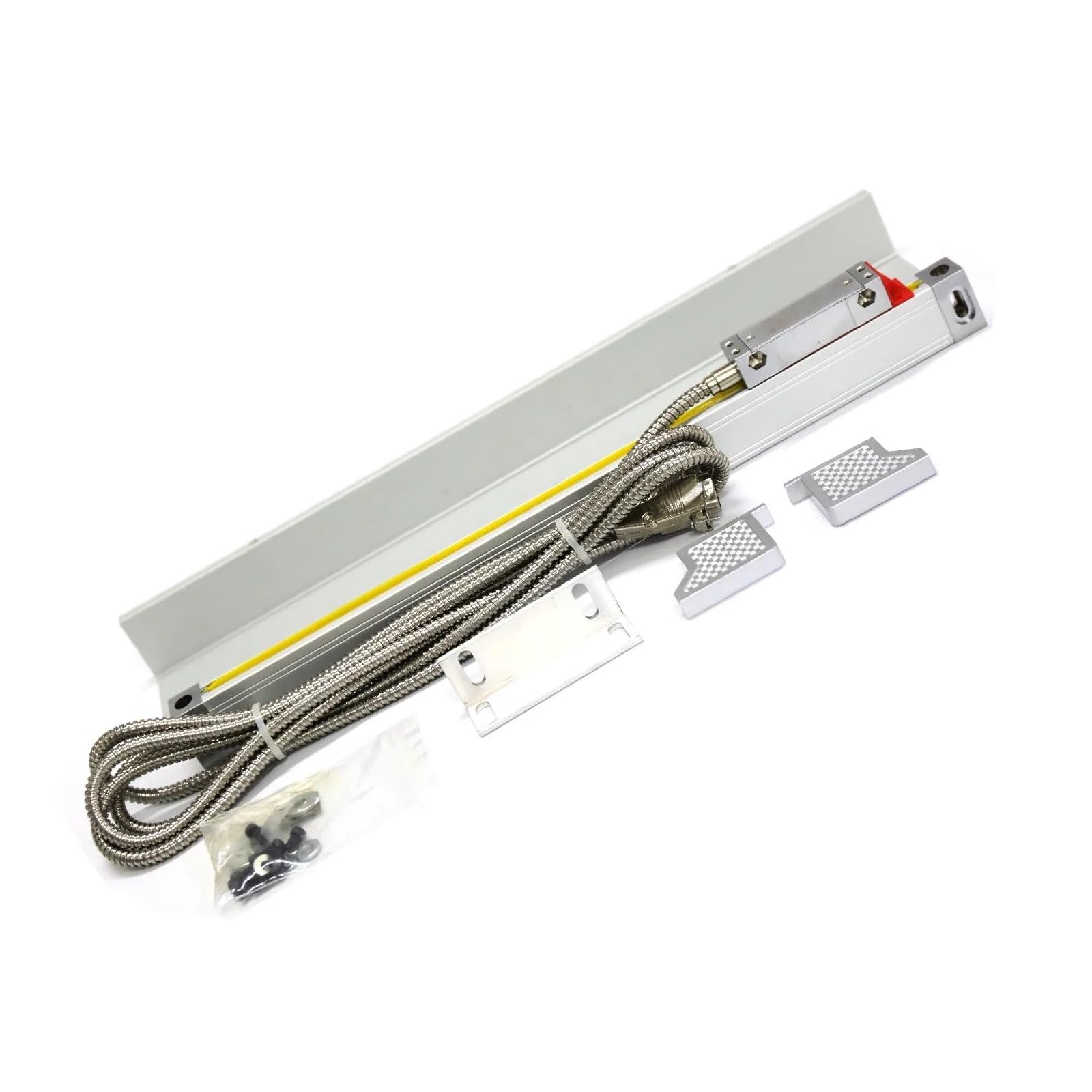Wąska cyfrowa liniałowa 0,005 mm Cienka liniałowa tokarska 50 100 150 200 250 300 350 mm 20 x 28 mm Mała kratka enkodera liniowego do frezarek(100mm travel length)
