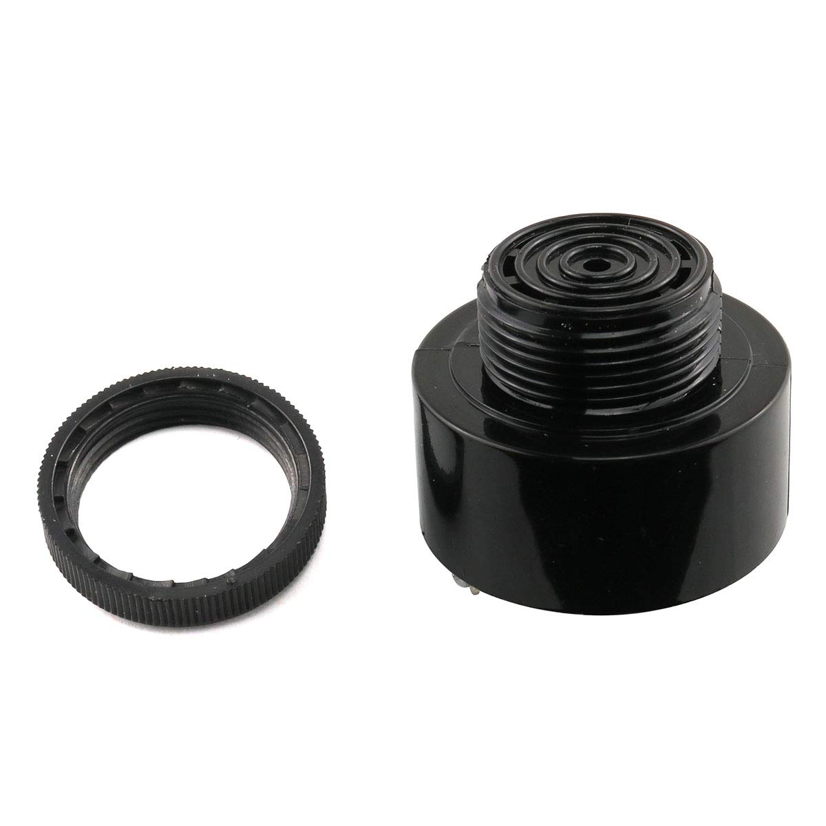 Buzzer Piézo-électrique 24V Continu - Alarme Sonore électronique, Boîtier Plastique Noir | Pour Projets DIY, Alarmes - 8