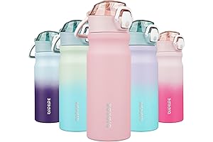BJPKPK Pink Stainless Steel Water Bottle
