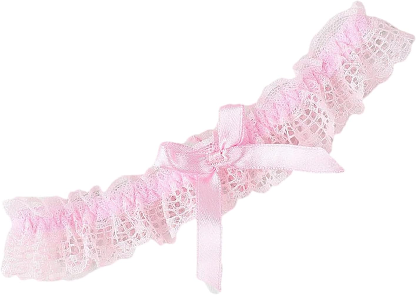 Wedding Garters for Bride, Cute Lace Leg Garter Belt, Bridal Garter with Bow